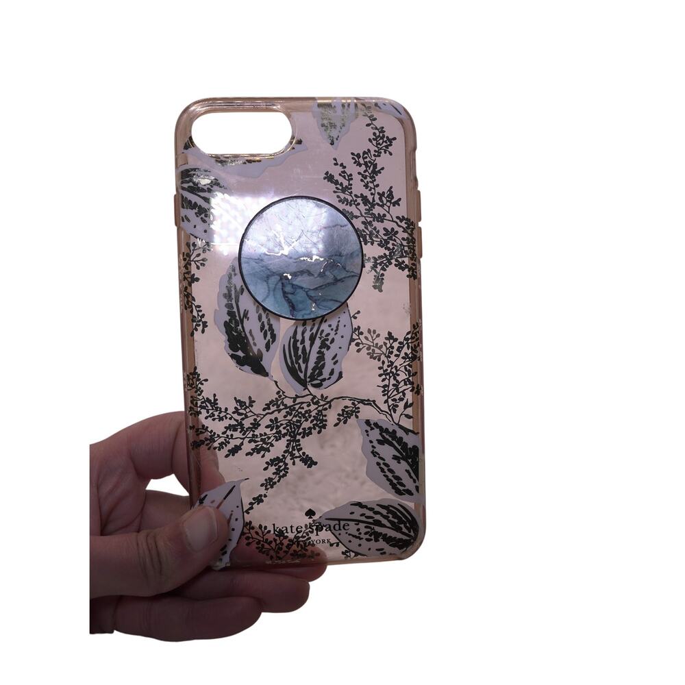 Kate Spade Transparent Floral Phone Case for iPhone 8 Plus/7 Plus Fairycore Boho